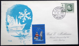 Greenland 1975 SYDPRØVEN 11-12-1975 PR.JULIANEHÅB ( Lot 6408 ) - Lettres & Documents