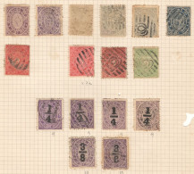 096 India Travancore Overprint 16St Used,Lh - Travancore