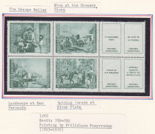 Arg045 1966 Argentina Art Paintings Pueyrredon 1Set Michel #894-7 Mnh - Unused Stamps