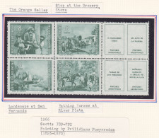 Arg045 1966 Argentina Art Paintings Pueyrredon 1Set Michel #894-7 Mnh - Nuevos