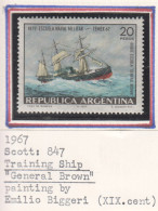 Arg050 1967 Argentina Transport Ships Training General Brown 1St Michel #978 Mnh - Ungebraucht