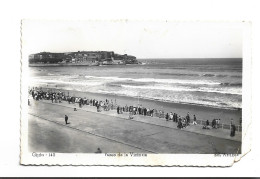 CPA PHOTO GIJON , PASEO DE LA VICTORIA En 1952! - Asturias (Oviedo)