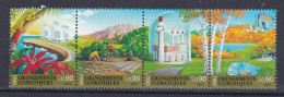 NU Genève 2001 441-44 ** Changements Climatiques - Unused Stamps