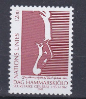 NU Genève 2001 438 ** Effigie Dag Hammarskjöld - Unused Stamps