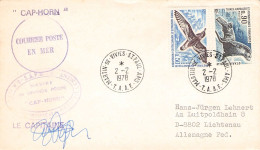 TAAF - COURRIER POSTE EN MER 1978 Martin-de-vivies  / *476 - Lettres & Documents