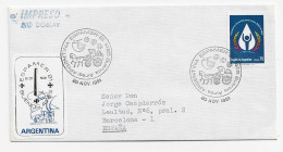 3788  Carta Buenos Aires 1981 Viñeta Espamer , Label - Briefe U. Dokumente