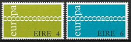 Ireland 1971 Europa CEPT (**) Mint, Mi 265-66; Y&T 267-68 - Cote €5,- - 1971