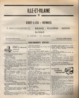 ANNUAIRE - 35 - Département Ile Et Vilaine - Année 1969 - édition Didot-Bottin - 194 Pages - Telephone Directories