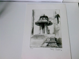 Originale Lithographie: Gazetta Di Parma ? Hier Die Nummer 4 Von 75 Exemplaren - Rare