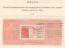 Bra134 1960 Brazil Michel Bl12 1Bl Used - Used Stamps