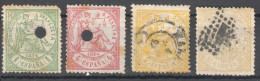 Sp080 1874 Spain Michel #135,141-143 ~40 Euro 4St Used - Usados