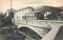 Menton Carnolès * Le Tramway Tram * Pont De L'union * Village Quartier Hameau Lieu Dit * Villageois - Menton