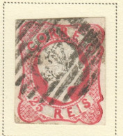 Sp365 1858 Portugal King D.Pedro V Michel #11 1St Used - Used Stamps