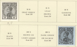 Sp369 1910 Portugal D.Manuel Ii Michel #155,165 12.5 Euro 2St Lh - Unused Stamps