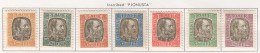 Sp624 1902 Iceland Service Stamps Inscribed 'Pionusta' On The Right King Christian Ix Michel #17-23 35 Euro 1Set Lh - Ongebruikt