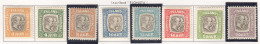 Sp627 1907 Iceland Service Stamps King Christian Ix Frederik Viii Michel #24-31 45 Euro 1Set Lh - Neufs