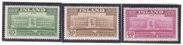 Sp669 1938 Iceland Architecture 20Th Anniversary Of Union With Denmark Michel #200-2 30 Euro 1Set Lh - Ungebraucht