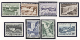 Sp692 1956 Iceland Hydro Electric Power Plant Michel #303-10 60 Euro 1Set Mnh - Ongebruikt