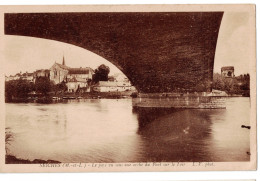 49 - SEICHES - Le Pays Vu Sous Un Harche Du Pont  Sur Le Loir   33 - Seiches Sur Le Loir