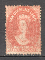 Tas057 1865 Australia Tasmania One Penny Gibbons Harris Launceston Sg #80 180 £ 1St Lh - Andere & Zonder Classificatie