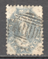 Tas079 1864 Australia Tasmania Six Pence Gibbons Sg #64 25 £ 1St Used - Oblitérés