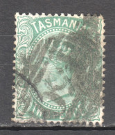 Tas128 1878 Australia Tasmania Two Pence Gibbons Sg #157 1St Used - Used Stamps