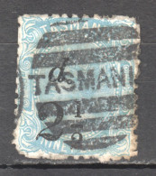 Tas156 1891 Australia Tasmania Nine Pence Gibbons Sg #168 1St Used - Oblitérés