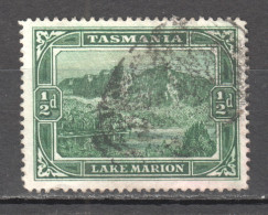 Tas174 1899 Australia Tasmania Lake Marion Gibbons Sg #229 1St Used - Used Stamps