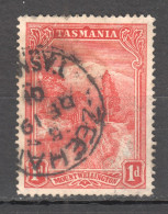Tas175 1899 Australia Tasmania Mount Wellington Gibbons Sg #230 1St Used - Oblitérés