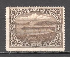 Tas185 1899 Australia Tasmania Spring River Port Davey Gibbons Sg #233 20 £ 1St Lh (*) - Other & Unclassified