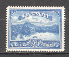 Tas187 1899 Australia Tasmania Mount Gould Lake St Clair Gibbons Sg #235 38 £ 1St Lh - Altri & Non Classificati