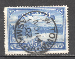 Tas188 1899 Australia Tasmania Mount Gould Lake St Clair Gibbons Sg #235 11 £ 1St Used - Gebruikt