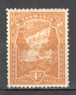 Tas192 1905 Australia Tasmania Russell Falls Gibbons Sg #247 22 £ 1St Lh - Altri & Non Classificati