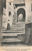 Cabbé Roquebrune * Restaurant National OTTO Propriétaire , Descente De L'église * Villageois * 1908 - Roquebrune-Cap-Martin