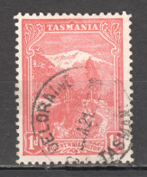 Tas217 1905 Australia Tasmania Oeloraine Gibbons Sg #250 1St Used - Usados