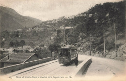 Vers Roquebrune * Le Tram Tramway N°16 , Route De Monté Carlo à Menton * Chemin De Fer - Roquebrune-Cap-Martin