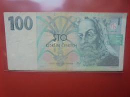 TCHEQUIE 100 KORUN 1997 "F" Circuler - Tsjechië