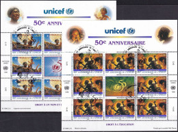 UNO GENF 1996 Mi-Nr. 301/02 Kleinbogen O Used - Aus Abo - Blocks & Sheetlets