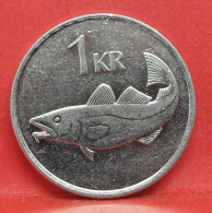 1 Krona 1992 - SUP - Pièce De Monnaie Islande - Article N°3299 - Iceland