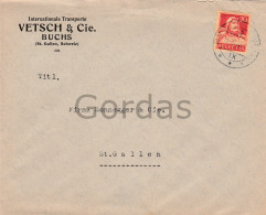 Switzerland - St. Gallen - Buchs - Vetsch & Cie. - Cover - Envelope - Advertise - 150x120mm - Buchs