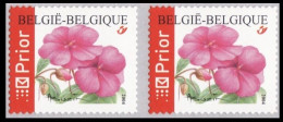 R109**(3347) X2 - Impatiens - Timbre Rouleau / Rolzegels - Autocollant / Zelfklevende - BUZIN - BELGIQUE / BELGIË - Coil Stamps