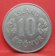 10 Kronur 1970 - TTB - Pièce De Monnaie Islande - Article N°3308 - Iceland