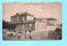 17856 SAINT LOUIS  Ecole Des Fils De Chefs à SOR  SENEGAL   ( 2 Scans)  Afrique Occidentale Française - Sénégal