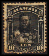 1882. HAWAII. Kalakaua 10 CENTS. (Michel 25) - JF534919 - Hawai