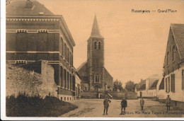 RUSSEIGNIES    GRAND'PLACE      2 SCANS - Mont-de-l'Enclus