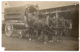 Attelage De Livraison De La Maison Schiever Frères. Carte Photo Non Située - Mercaderes