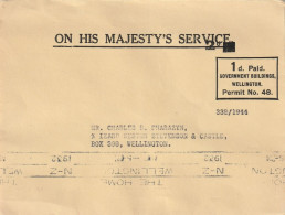New Zealand Old Cover Mailed - Service