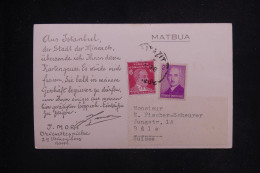 TURQUIE - Carte Postale De Istanbul Pour La Suisse- L 144587 - Cartas & Documentos