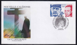 Thème De Gaulle - Nouvelle Calédonie - Enveloppe - De Gaulle (Général)