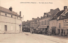 86-LENCLOITRE- UNE COIN DE LA PLACE - Lencloitre